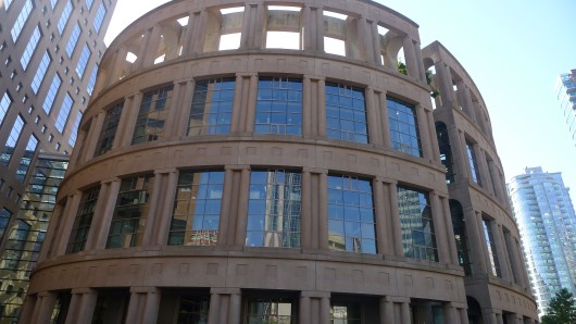 The Vancouver Public Library where we spoke on Saturday.